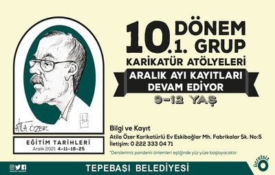 KARİKATÜR ATÖLYELERİ İÇİN KAYITLAR SÜRÜYOR